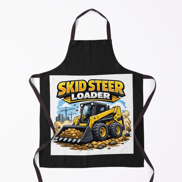 Item preview, Construction Vehicles - Skid Steer Loader Vintage Retro Design designed and sold by VintageImageInc.