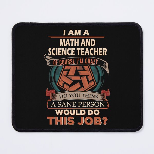 Item preview, Math And Science Teacher designed and sold by aqnkkalw83.