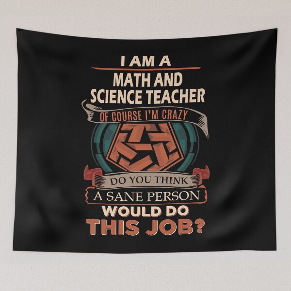 Item preview, Math And Science Teacher designed and sold by aqnkkalw83.