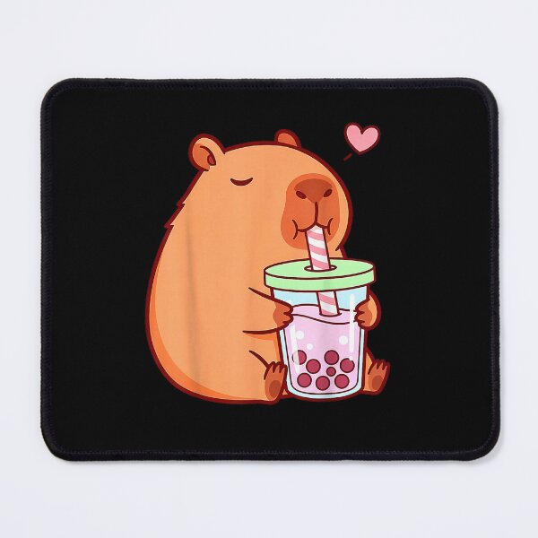 Item preview, Cute Capybara Kawaii Anime Girls Drinking Boba Tea Lover Art for Men Women Kids , Capybara Gift Lover designed and sold by DZIRI NAJAT.