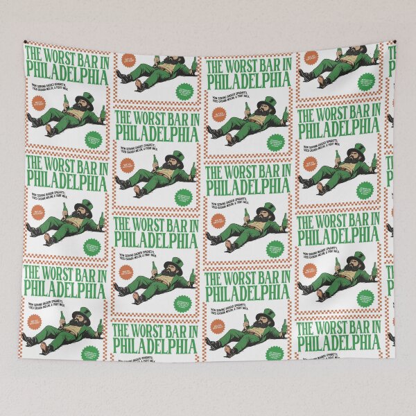 Item preview, The Worst Bar In Philadelphia St Patricks Day Leprechaun Beer Drinking designed and sold by pansak.