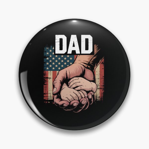 Item preview, Father's Day with Kids Hands American Flag designed and sold by Catharsiscath.