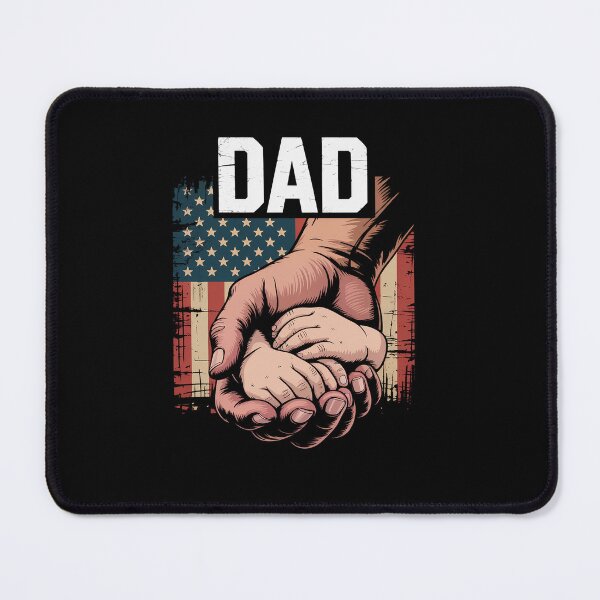 Item preview, Father's Day with Kids Hands American Flag designed and sold by Catharsiscath.