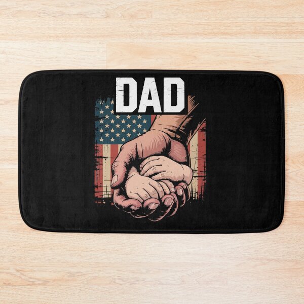 Item preview, Father's Day with Kids Hands American Flag designed and sold by Catharsiscath.