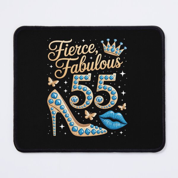 Item preview, Fierce Fabulous & 55 Years Old Woman 55th Birthday Party designed and sold by Catharsiscath.