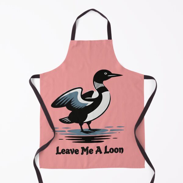 Item preview, Leave Me A Loon T-Shirt – Funny Bird Pun Graphic | Retro Loon Water Bird Nature Lover Tee designed and sold by ZyxDes.