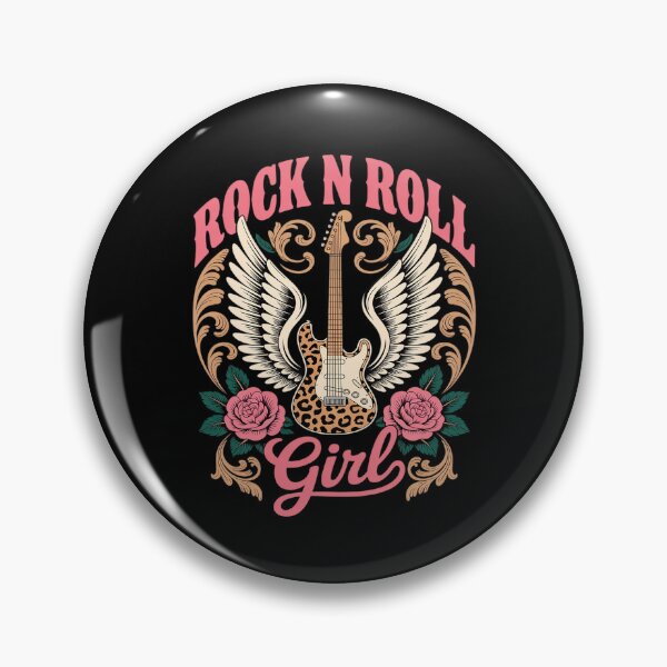 Item preview, Rock And Roll Girl Guitarist Guitar Lover Rocker designed and sold by Tatianamiobi.