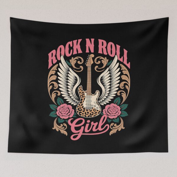 Item preview, Rock And Roll Girl Guitarist Guitar Lover Rocker designed and sold by Tatianamiobi.