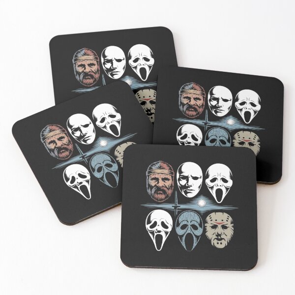 Item preview, Pop Threads Horror Masks Monster Scary Movie Halloween Spooky Youth Kids Girl Boy designed and sold by MythWoot.