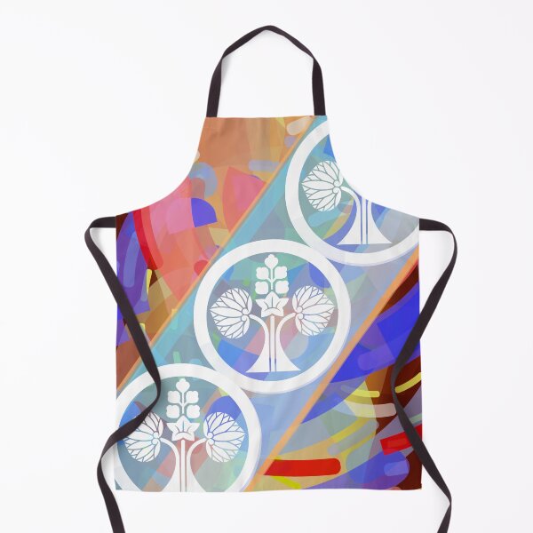 Item preview, Kamon-maruni-kawari-hanatachi-aoi・4 designed and sold by KamonPopArt.