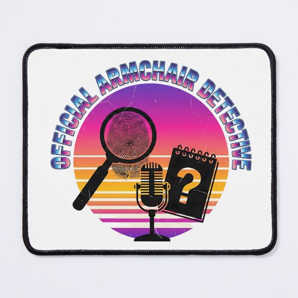Item preview, Official Armchair Detective Synthwave Retro True Crime Gift designed and sold by LoliDesignShop.