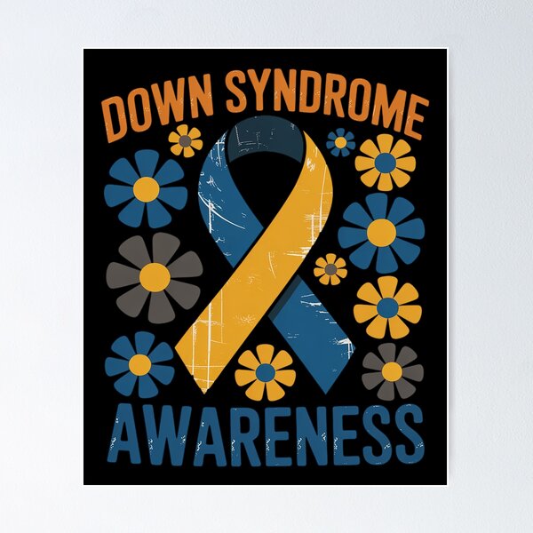Item preview, Flowers Motivational Down Syndrome Awareness Men Women Kids designed and sold by Catharsiscath.