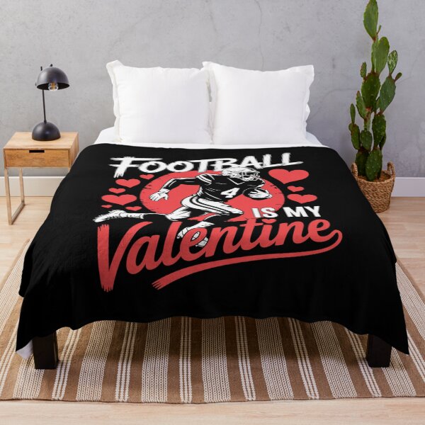 Item preview, Football Is My Valentine Football Ball Heart Valentine's Day designed and sold by Catharsiscath.