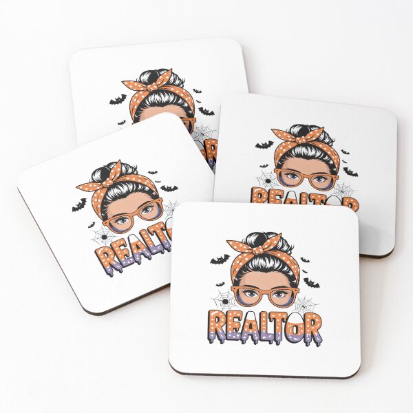 Item preview, Real Estate Agent Halloween Messy Bun Realtor Investor designed and sold by MythWoot.