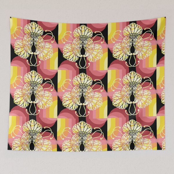 Item preview, Kamon-mitsu-tsuruaoini-dakimyouga・3 designed and sold by KamonPopArt.