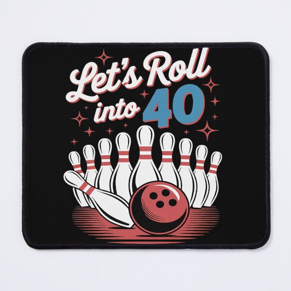 Item preview, Rolling Into 40 Bowling 40 Years Old 40th Birthday designed and sold by Tatianamiobi.