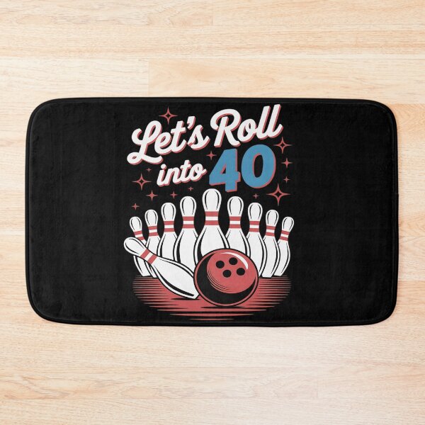 Item preview, Rolling Into 40 Bowling 40 Years Old 40th Birthday designed and sold by Tatianamiobi.