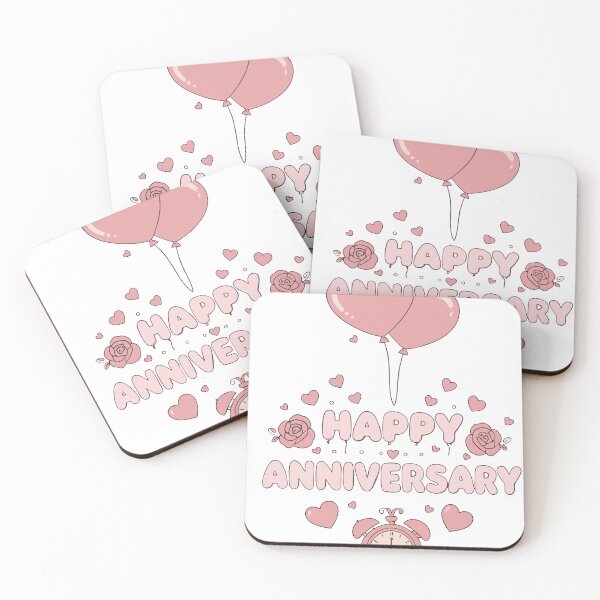 Item preview, Happy Anniversary Pink Love designed and sold by Meowanime99.