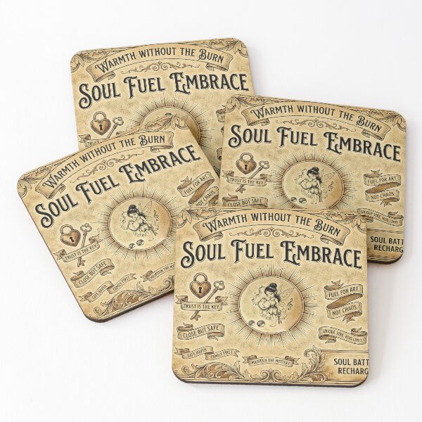 Item preview, Soul Fuel Embrace: Vintage Aesthetic Fairy & Inner Peace Map designed and sold by Hen-C-Art.