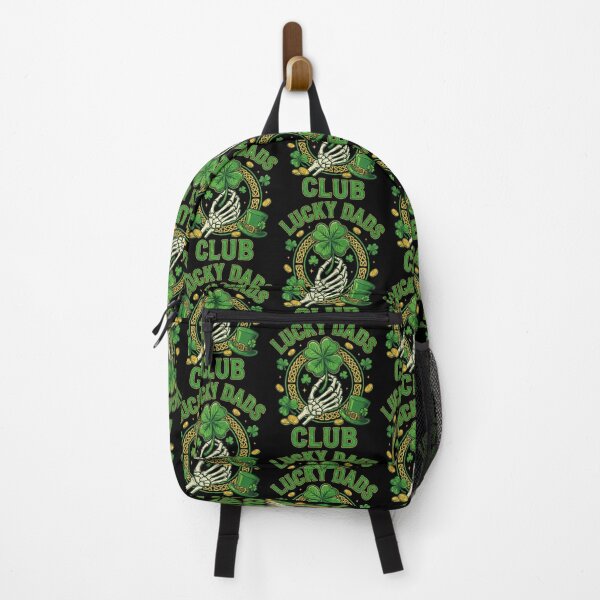 Item preview, Lucky Dads Club Father Funny Irish Skeleton Shamrocks St Patrick's Day designed and sold by pansak.