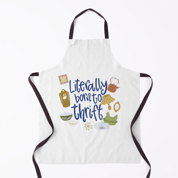 Item preview, Literally Born To Thrift Vintage Quote designed and sold by Han1986.