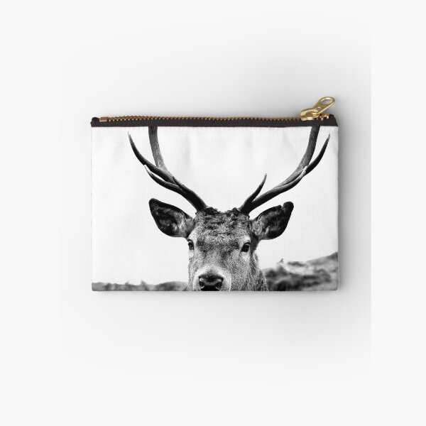 Item preview, European Red Stag - b/w designed and sold by Leeanne Mackay.