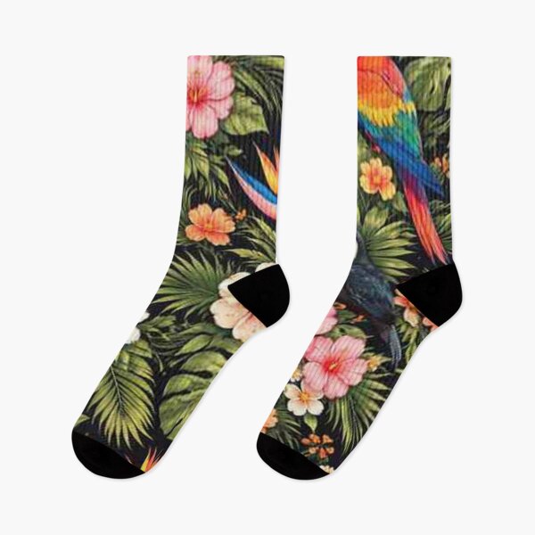 Item preview, Seamless Tropical Pattern – Modern Botanical & Bird Design designed and sold by Artstyle51.