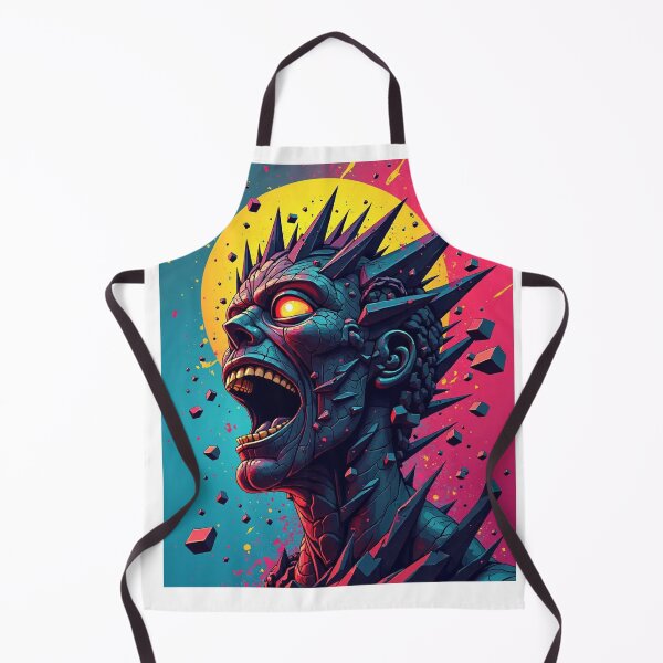 Item preview, Futuristic Rage Portrait designed and sold by Attivibe-1.