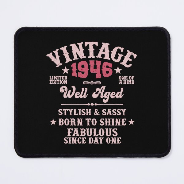 Item preview, 80th Birthday Vintage 1946 Well Aged 80 Years For Her designed and sold by eclecTEEq.