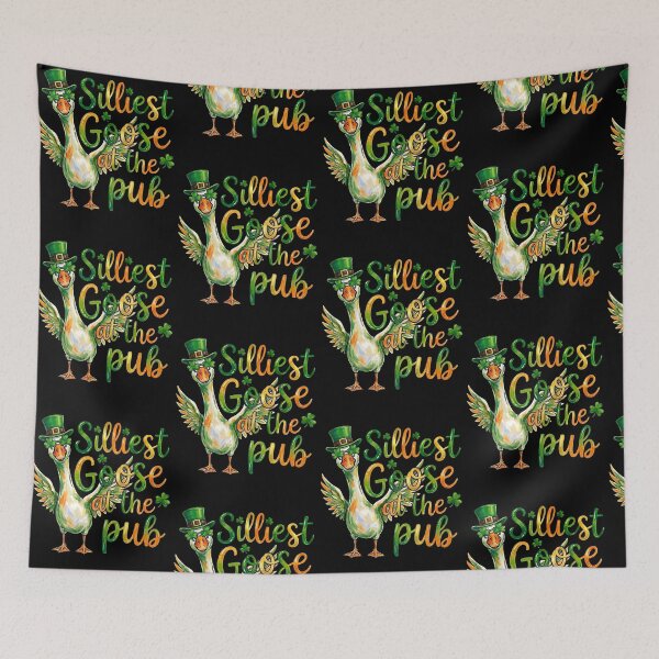 Item preview, Silliest Goose At The Pub Goose Leprechaun Hat St Patricks Day designed and sold by pansak.