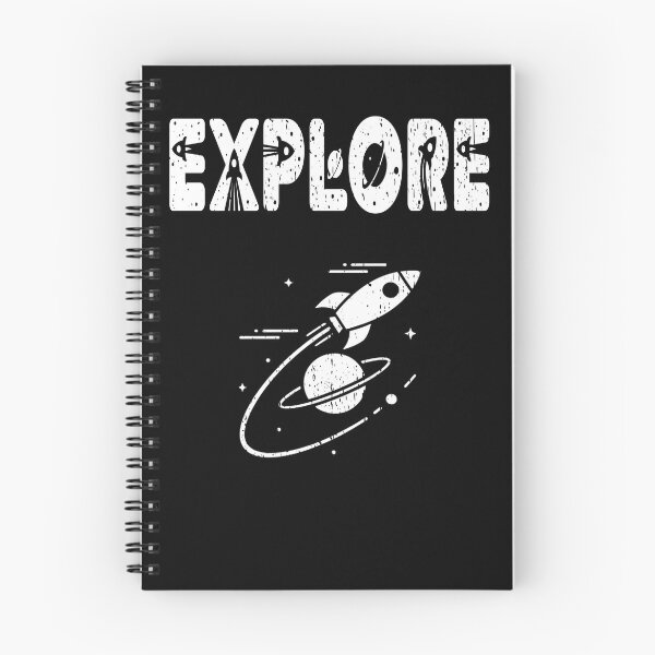 Item preview, EXPLORE vintage space travel planetary missions space exploration new space race is on designed and sold by Jt41.