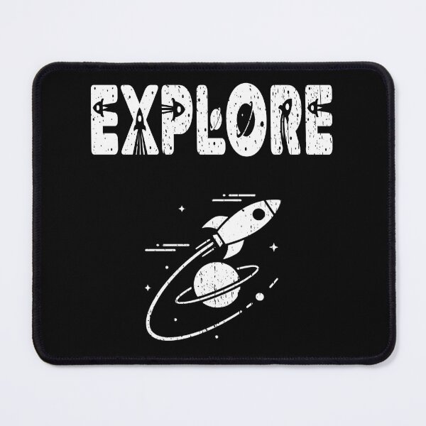 Item preview, EXPLORE vintage space travel planetary missions space exploration new space race is on designed and sold by Jt41.