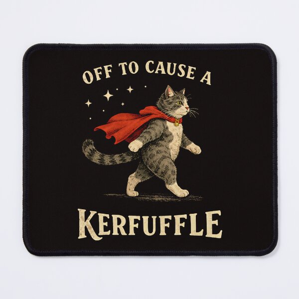 Item preview, Off To Cause A Kerfuffle Cat  designed and sold by torildorxop.