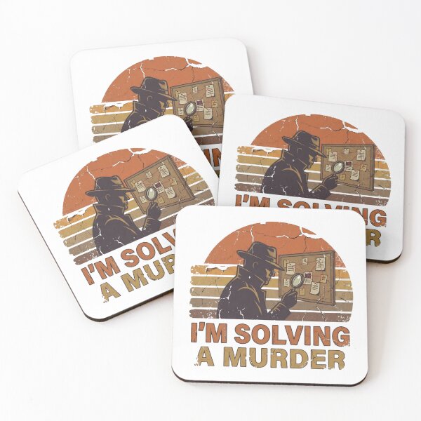 Item preview, Shhh I'm Solving A Murder Funny True Crime Detective Gift designed and sold by LoliDesignShop.