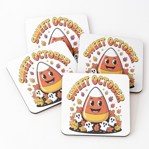 Item preview, Sweet October Candy Corn And Playful Spirits designed and sold by brinbotty.