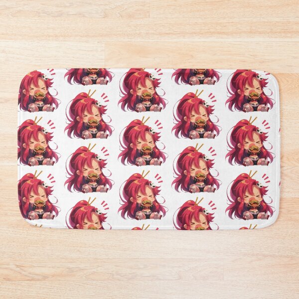 Item preview, Yoko Littner Gurren Lagann Anime Chibi Kawaii Burger Cute Fun Happy Bite Meal designed and sold by mildaclairmo.