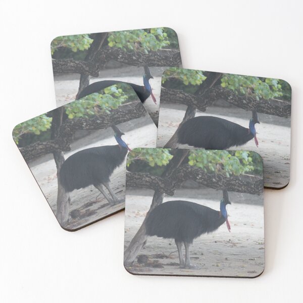 Item preview, Cassowary stroll On the beach designed and sold by Quiet Bloom Co.