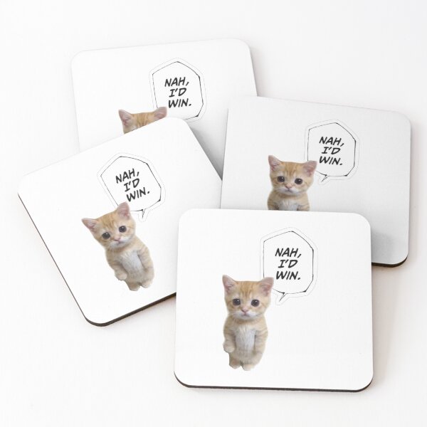 Item preview, Nah, I'd Win Cat designed and sold by revarr.