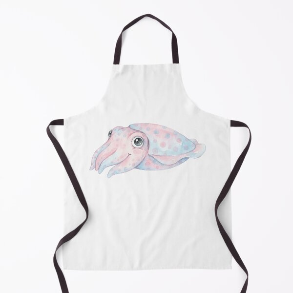 Item preview, Kawaii Watercolor Cuttlefish 6 designed and sold by xMErCUrY03x.