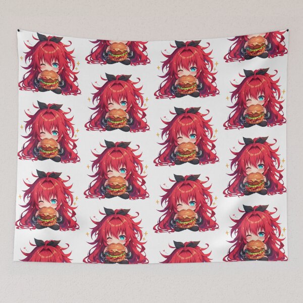 Item preview, Rias Gremory High School Dxd Anime Chibi Kawaii Burger Cute Joy Happy Meal Bite designed and sold by mildaclairmo.