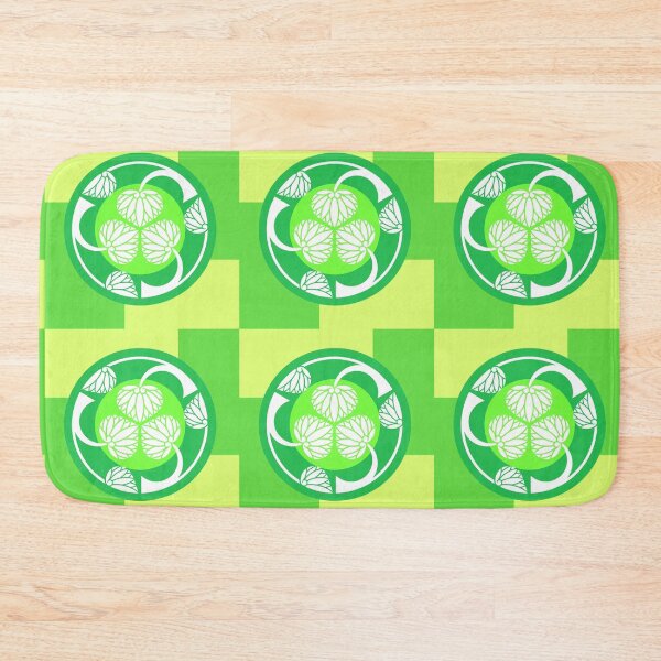 Item preview, Kamon-mitsuwari-tachi-aoi・1 designed and sold by KamonPopArt.