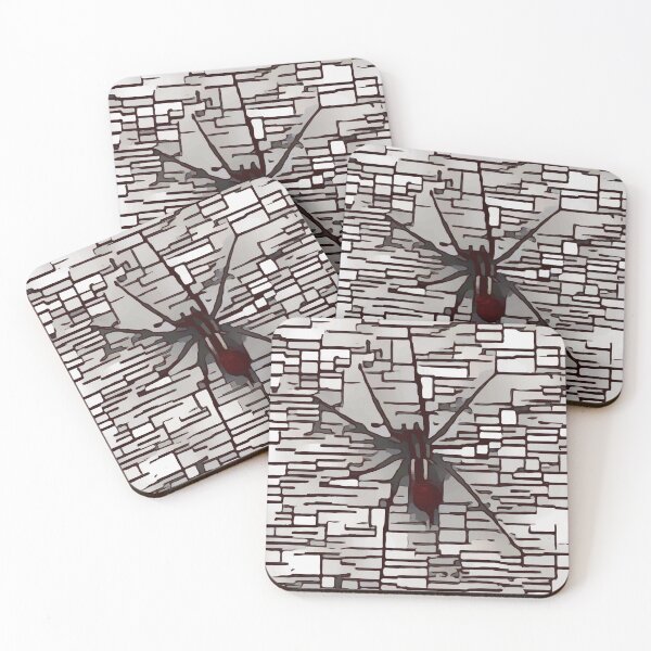 Item preview, Abstract Spider in the Cracked Grid designed and sold by Mido4182.