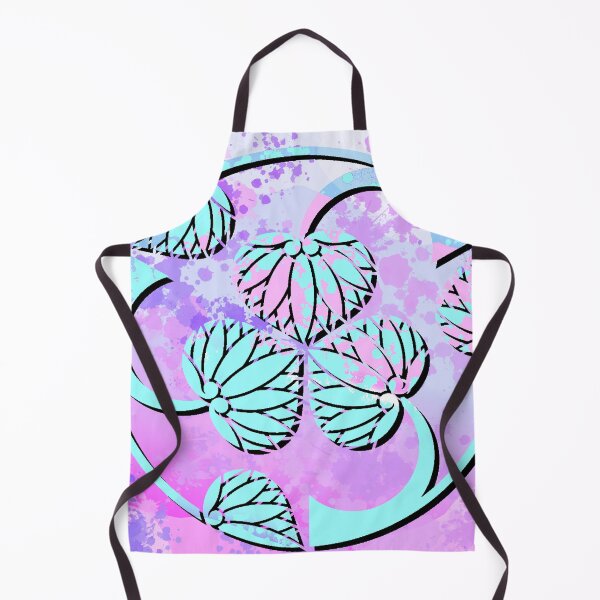 Item preview, Kamon-mitsuwari-tachi-aoi・2 designed and sold by KamonPopArt.