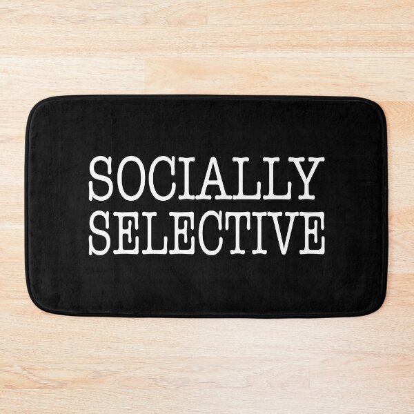 Item preview, SOCIALLY SELECTIVE introvert vibes introvert lifestyle love books and silence home alone designed and sold by Jt41.