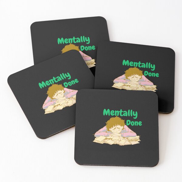 Item preview, Mentally Done – Emotional Burnout Illustration for Everyday Stress & Mental Exhaustion designed and sold by AdicretorDesign.