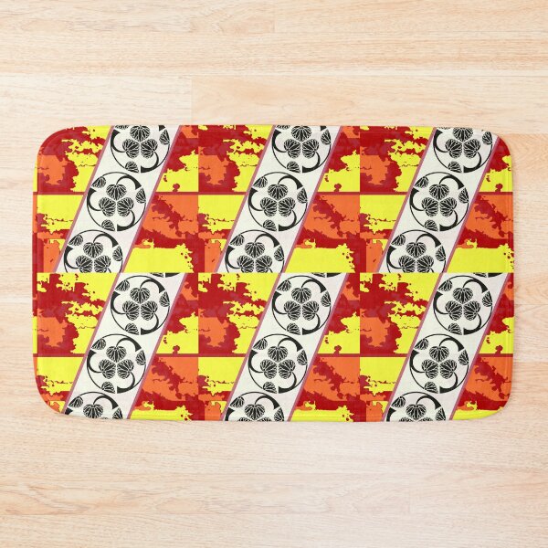 Item preview, Kamon-mitsuwari-tachi-aoi・4 designed and sold by KamonPopArt.