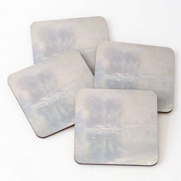 Item preview, Ice Floes by Claude Monet: Serene Winter River Impressionist Poster designed and sold by artofuniverse.