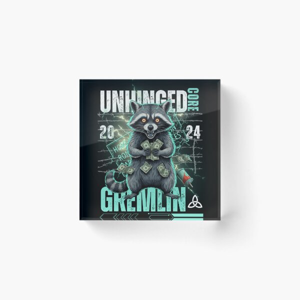 Item preview, UNHINGED Gremlin Raccoon designed and sold by ayvidemporium.