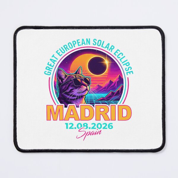 Item preview, Great European Solar Eclipse Madrid 2026 designed and sold by cerima.