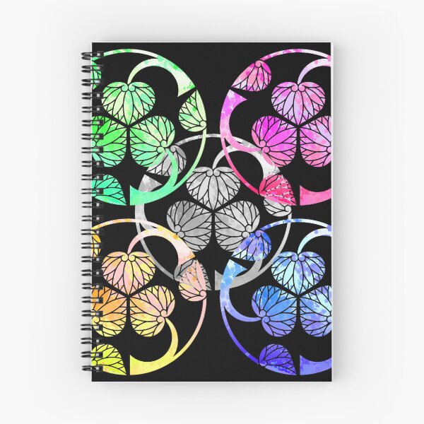 Item preview, Kamon-mitsuwari-tachi-aoi・5 designed and sold by KamonPopArt.